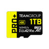 Team Group PRO+ MicroSDXC Memory Card 1TB, Read up to 160 MB/s; Write up to 110 MB/s for Nintendo-Switch, Steam Deck, ROG ALLY, Tablets