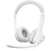 Logitech 981-001287, H390 Computer Headset, On-Ear, Noise Cancelling, Wired, USB-A, OFF White, 1 Year Warranty