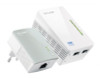 TP-Link TL-WPA4220KIT, 300Mbps AV500 WiFi Powerline Extender Starter Kit, One Touch Wi-Fi Clone Button, 3 Years