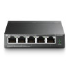 TP-Link TL-SG1005P, 5-Port Gigabit Desktop Unmanaged Switch, POE (4), 56 W, transfers data and power on one single cable, 3 Year