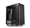Thermaltake CA-1M3-00M1WN-00, H200, Mid-Tower, Tempered Glass, Drive Bays: 2x3.5" or 3x2.5", Expansion Slot: 7, Motherboard Support: ATX/Mini-ITX/Micro-ATX, Black, 2 Year Warranty