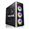 Thermaltake CA-1M7-00M1WN-00, Level 20 MT, Mid-Tower, Tempered Glass, Drive Bays: 2x2.5/3.5", 6x2.5”, Expansion Slot: 7, Motherboard Support: ATX/Mini-ITX/Micro-ATX, Pre-Installed Fan: 4x120mm, Black, 2 Year Warranty