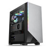 Thermaltake CA-1P4-00M1WN-00, H350, Mid-Tower, Tempered Glass, Drive Bays: 2x3.5", 2x2.5", Expansion Slot:7, Motherboard Support: Mini-ITX/Micro-ATX/ATX, Pre-Installed Fan: 1x120mm, Black, 2 Year Warranty