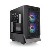 Thermaltake CA-1Y2-00M1WN-00, Ceres 300, Mid Tower, Tempered Glass, Drive Bays: 1x3.5", 2x2.5", Expansion Slot: 7, Motherboard Support: Micro ATX/ATX/E-ATX/Mini ITX, Pre-Installed Fan: 3x140mm, ARGB, Black, 3 Year Warranty