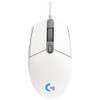 Logitech 910-005791, G203 Lightsync RGB Gaming Mouse, Wired, 200-8000 dpi, 6 Programmable Buttons, USB, White, 2 Year Warranty