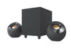 Creative 90027660, Pebble Plus 2.1 Speaker, Aux-in, USB, Black, 1 Year Warranty