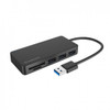 Simplecom CH368, 3 Port USB 3.0 Hub with Dual Slot SD MicroSD Card Reader, 1 Year