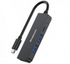 Simplecom CH540, USB-C 4-in-1 Multiport Adapter Hub USB 3.0 HDMI 4K, 1 Year Warranty