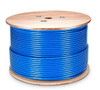 Astrotek CAT6 FTP Cable 305m Roll - Blue Full 0.55mm Copper Solid Wire Ethernet LAN Network 23AWG 0.55cu Solid 2x4p PVC Jacket