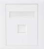 Astrotek CAT6 RJ45 Network Wall Face Plate Outlets 86x86mm 1 Port Socket Kit