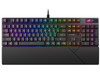 ASUS ROG STRIX SCOPE II RX Blue Switch Optical Gaming Keyboard,IP57 Waterproof Protection, Streaming Hotkeys, Multi-function Controls