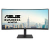 ASUS VA34VCPSN Docking Monitor – 34 inch, 3440 x 1440, 1500R Curvature, Frameless, USB-C PD 65W, RJ45, USB hub, Low Blue Light, Flicker Free, Ergonomi