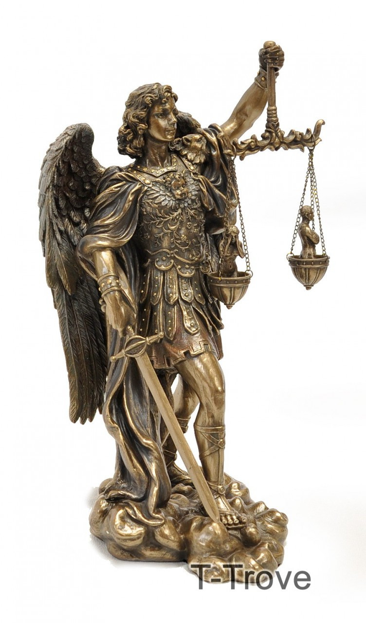 St Michael Weighing Souls - T-Trove Asian Decor