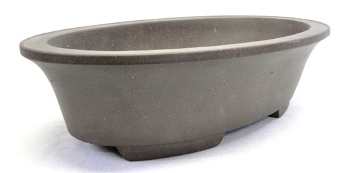 Purple Clay Oval Bonsai Pot 13x8x3in