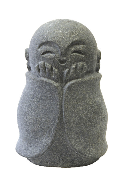 6" Granite Jizo Hands to Face Enko-Ji