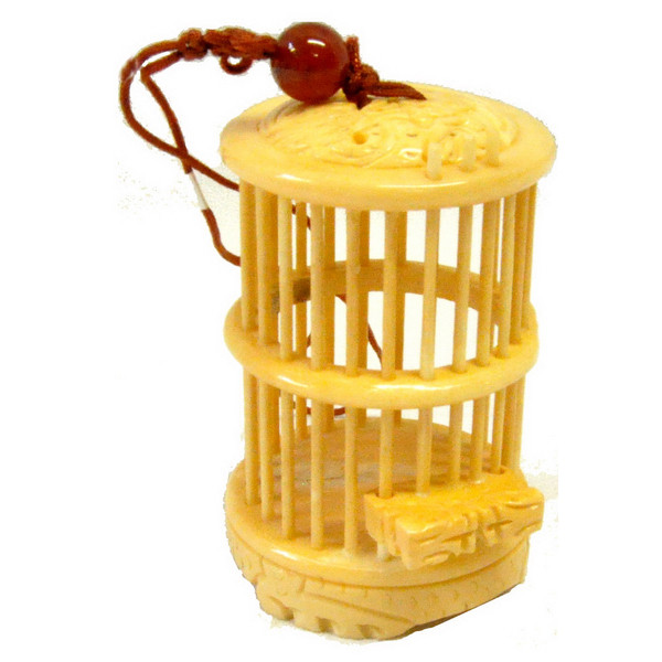 Ox Bone Round Cricket Box