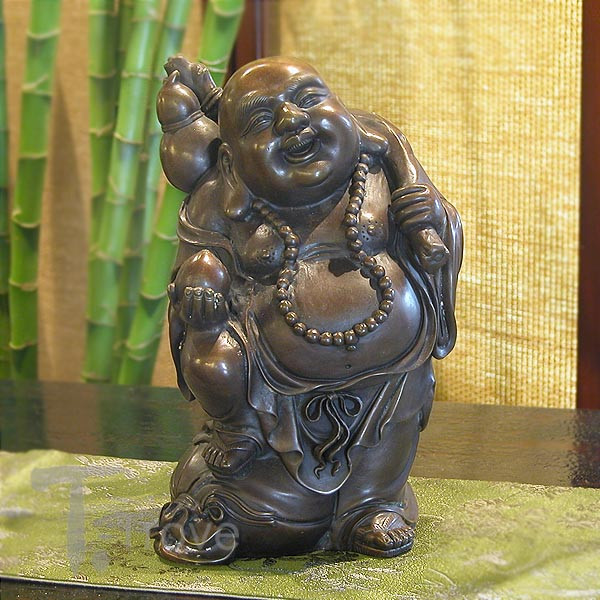 Bronze Smiley Buddha 9i