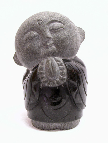 Granite Jizo Monk 4.75"H (12cm)