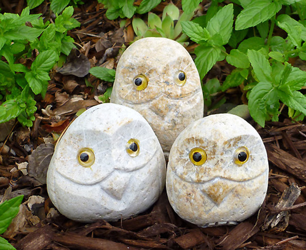 River Rock Owl 3"