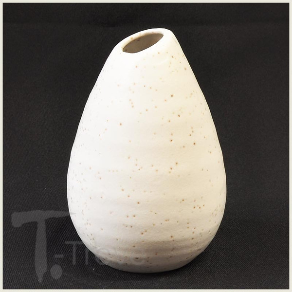 White Teardrop Vase