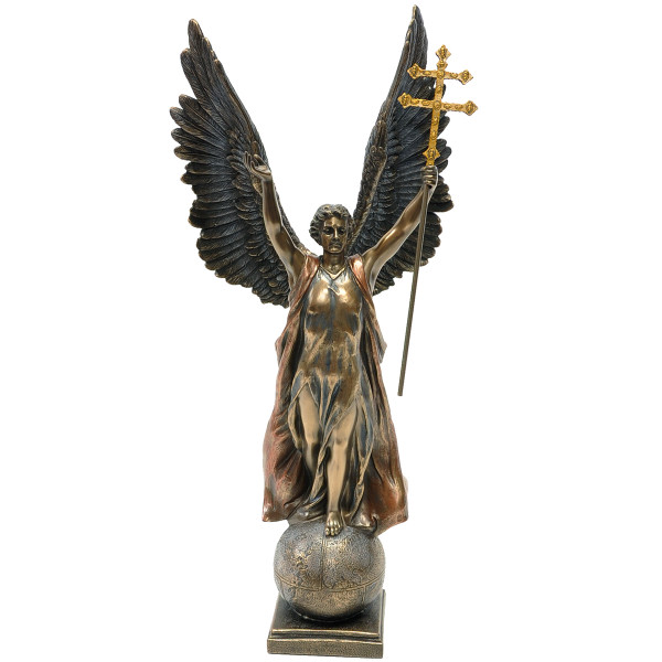 Archangel St Gabriel in Hungary's Heroes Square 15" H Statue Figurine