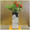 White and Black Ink Rectangular Wall Vase