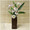 Dark Rust Rectangular Japanese Vase