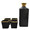 Japanese Gold Black Sake Set of 4