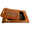 Large Rosewood Tea Tray with removable top & black plastic catch tray