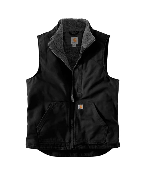 Washed Duck Mock-Neck Vest