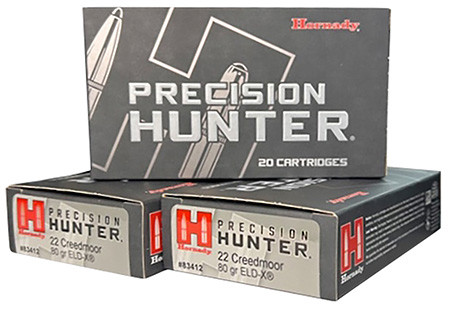 Hornady AMMO 22 CREEDMOOR 80 GR ELD-X®-090255834123