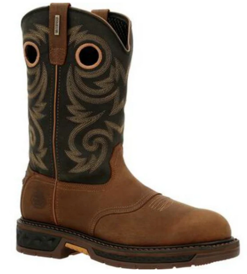 GB00438 Men'S Brn 11" Work 13W-210000206430