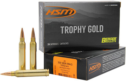 HSM TROPHY GOLD 300WINMAG 185GR BER-300WM185VL-837306001628