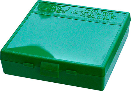 P-100-45-10 Ammo Box 100 Round Flip-Top 40 10mm 45-026057115108