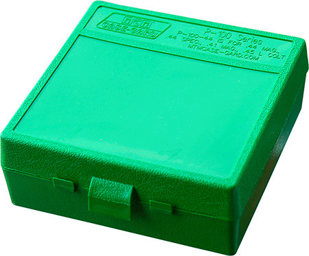 P-100-44-10 Ammo Box 100 Round Flip-Top 41 44 45 L-026057114101