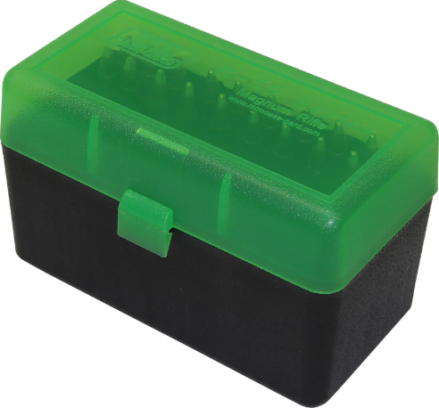 RS-S-50-16T Ammo Box 50 Round Flip-Top 22-250 6mm-026057218168
