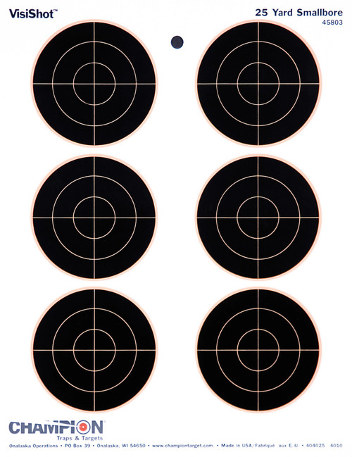 Champion Targets VisiShot Hanging Paper 8" Point-076683458025