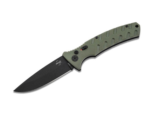 Boker Large Strike Grivory Green Automatic Knife