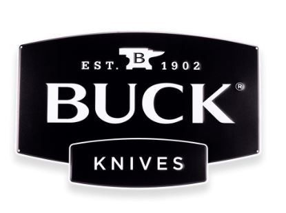 Buck Logo Tin Tacker Sign-26-033753165092