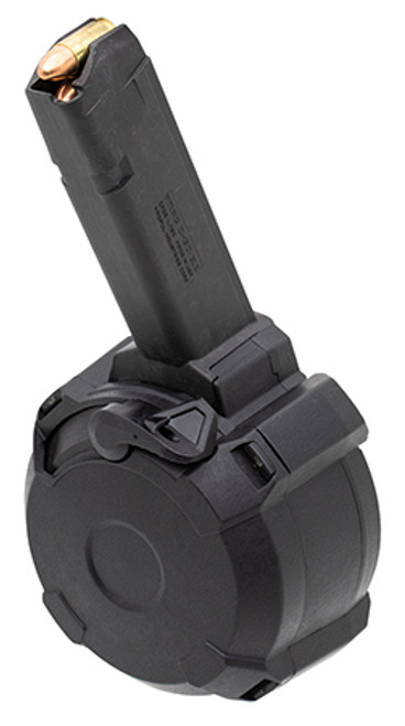 Magpul PMAG 50rd Drum 9mm Luger w/Glock MAG1033BLK-840815132325