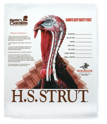 HS Strut Turkey Paper Hanging Shotgun 11" x 11"-021291068500