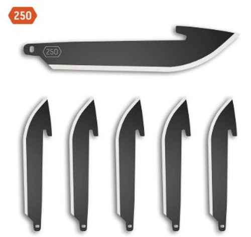 ODEC 2.5" DROP POINT BLADES 6PC, RR25K-6C-743404402345