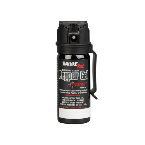 SABRE Red Crossfire 1.5oz MK-3 Gel w/Belt Clip-25-210000316492