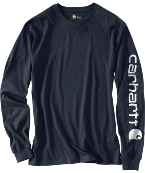 K231-NVYLREG Loose Fit Heavyweight Long-Sleeve Log-210000134162