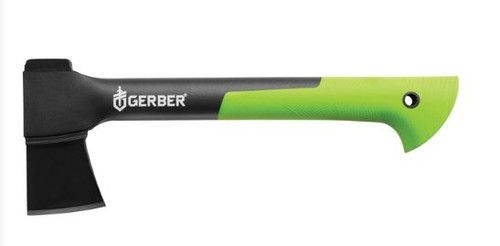 1019821 FREESCAPE 14" BLACK AND GREEN HATCHET - BA-013658141193