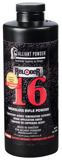 Alliant Reloder 16 Med Rifle Powder 1 lb RL161 1-604544616958 Alliant Reloder 16 Med Rifle Powder 1 lb RL161 1-604544616958