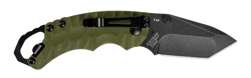 Kershaw Shuffle II Folding Knife - Tanto, Olive, BlackWash