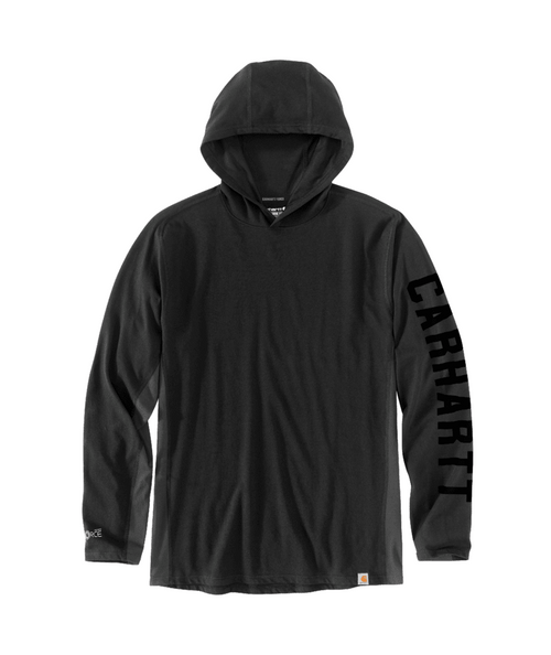 106654-N04 L Black Carhartt Force® Relaxed Fit Lon-197219198182