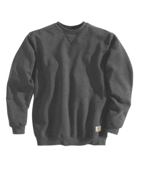 K124-026 L Carbon Heather Loose Midweight Crewneck-889192821293