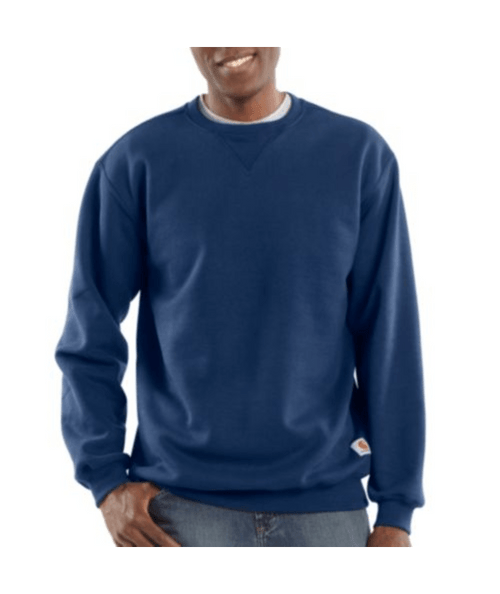 K124-472 M New Navy Loose Midweight Crewneck Sweat-035481976452